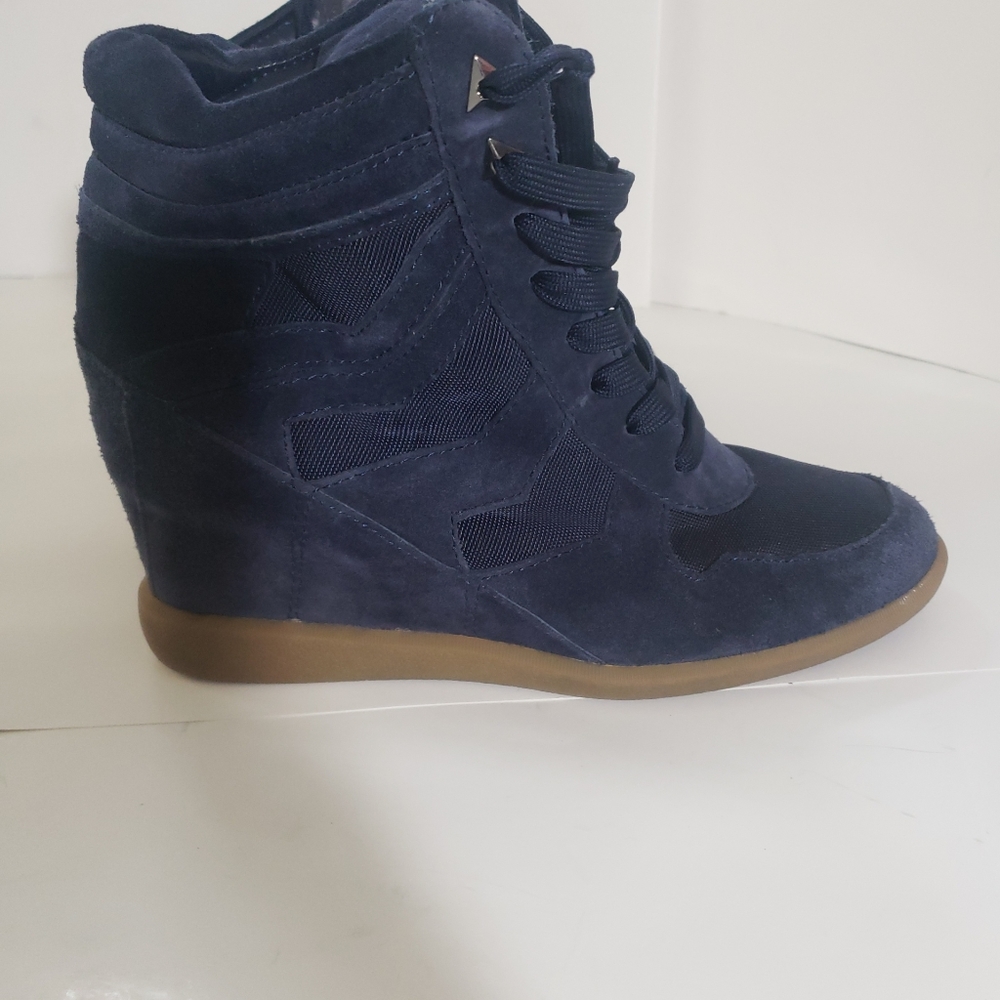 Sam Edelman Wedge Heel Sneakers size 9 Blue